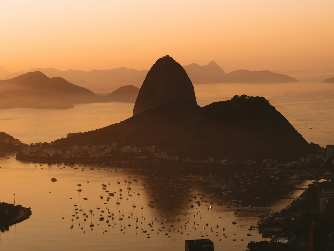Pôr do sol no Pão de Açúcar, Rio de Janeiro